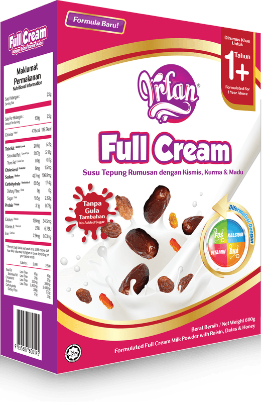 Susu Irfan Full Cream